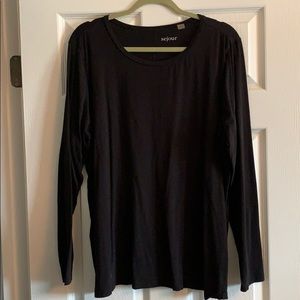 Perfect condition long sleeve black T-shirt